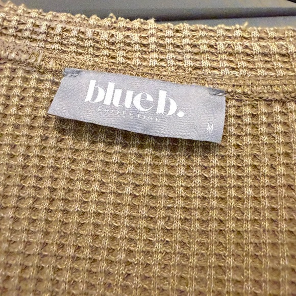 Mustard Waffle Knit Long Sleeve Top - Picture 2 of 2